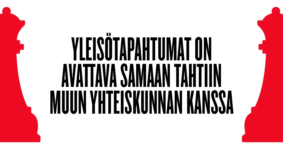 Yleisötapahtumat on avattava samaan tahtiin muun yhteiskunnan kanssa -  Musiikintekijät