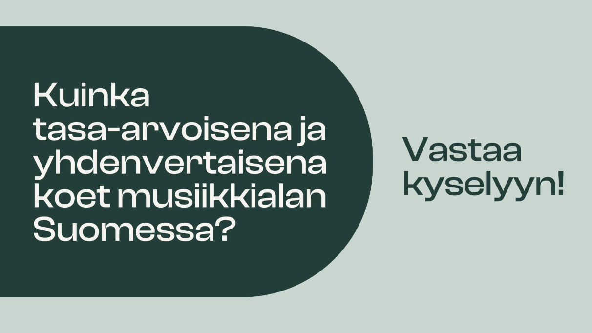 Onko musiikkiala yhdenvertainen? Vaikuta vastaamalla kyselyyn!