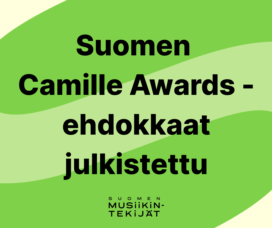 Suomen Camille Awards -ehdokkaat julkistettu